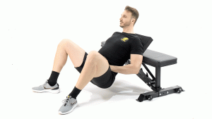 BANCO-PIERNAS-ELEVACION DE PELVIS FRONTAL BILATERAL CON CARGA MANCUERNA (REND. BASE)