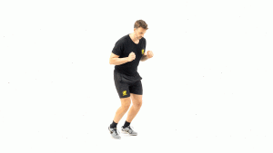 DE PIE-SIN MATERIAL-CARDIO-MINI SALTOS HACIA DELANTE Y ATRÁS