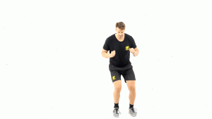 DE PIE-SIN MATERIAL-CARDIO-MINI SALTOS LATERALES