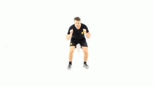 DE PIE-SIN MATERIAL-CARDIO-SALTO FRONTAL CON REGRESO