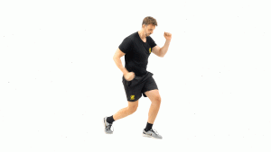 DE PIE-SIN MATERIAL-CARDIO-SIMULAR CARRERA POSICION TANDEM