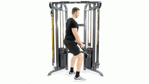 POLEA-BICEPS-CURL NEUTRO CON CUERDA