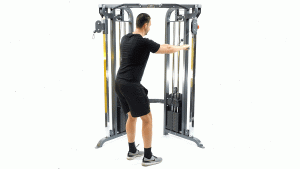 POLEA-DORSAL-PULL OVER BILATERAL CON BARRA