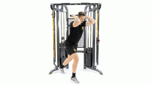 POLEA-TRICEPS-TRASNUCA HORIZONTAL CON BARRA