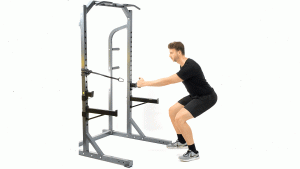 BANDA RESISTENCIA-RACK-DORSAL-REMO FRONTAL UNILATERAL CON SENTADILLA
