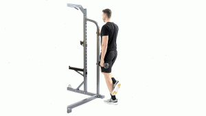 RACK-PANTORILLAS-ELEVACION DE GEMELO UNILATERA CON MANCUERNA