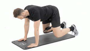 ARO PILATES-SUELO-ADUCTORES-ADUCCION EN CUADRUPEDIA EN SUSPENSION
