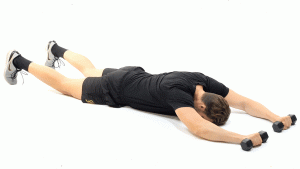 MANCUERNA-SUELO-DORSAL-SUPERMAN ELEVANDO SOLO BRAZOS