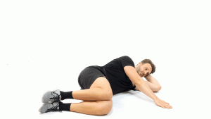 RECUPERACION-ROTACION MOVILIDAD DORSAL CON PIERNAS FLEXIONADAS