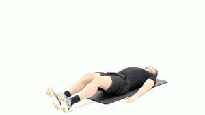SUELO-SIN MATERIAL-ABDOMEN-SUBIR Y BAJAR PIERNAS ALTERNANDO COMENZANDO ABAJO