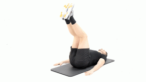 SUELO-SIN MATERIAL-ABDOMEN-SUBIR Y BAJAR PIERNAS ALTERNANDO COMENZANDO ARRIBA
